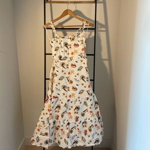 Reformation toss design summer dress linen maxi